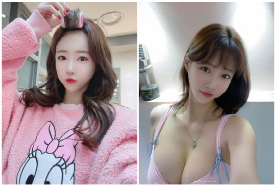 아프리카TV 유명 여성 BJ셀리. <BJ셀리 인스타그램>